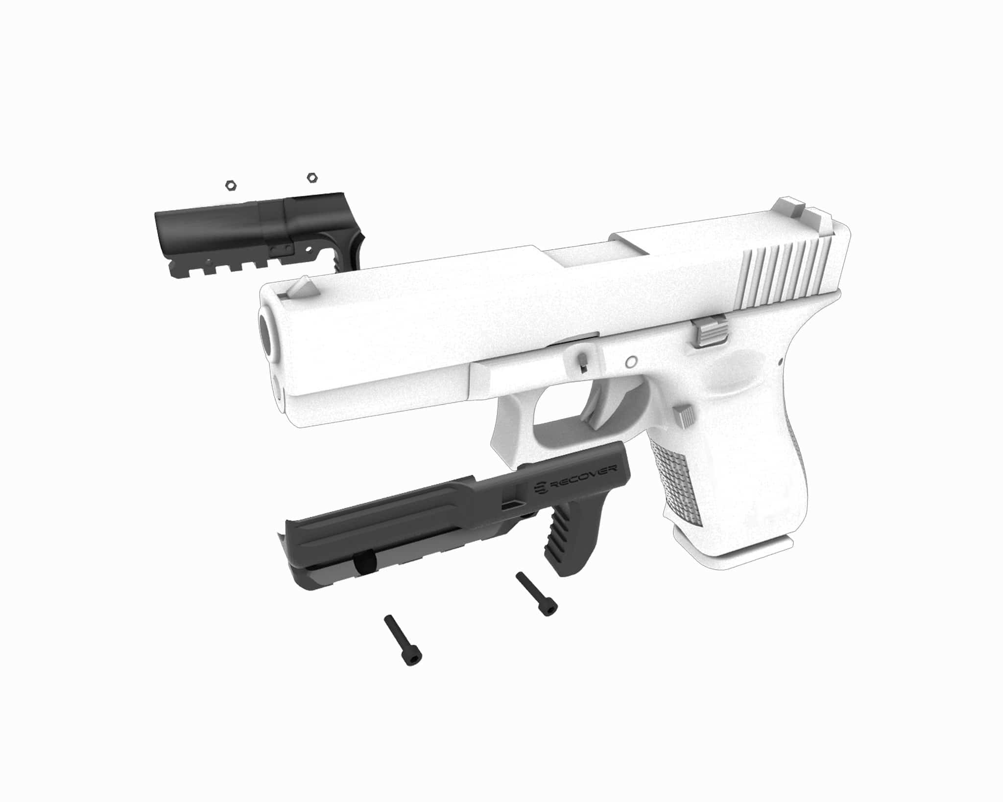 ADAPTOR SINA PENTRU GLOCK 21 - GEN 1 / GEN 2